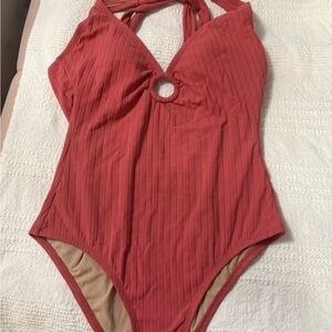 Kona Sol Kids One Piece in Warm Red